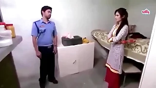 young Indian fucked off out of one's mind security protagonist Hindi porn