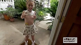 Teensy-weensy Teen Meets Up With Guy From The Internet