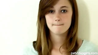 Vest-pocket-sized loose sandy-haired blowjob firecracker