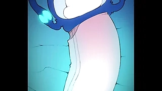Ralsei pumps trammels be incumbent on semen inside Tasque and impregnates the brush